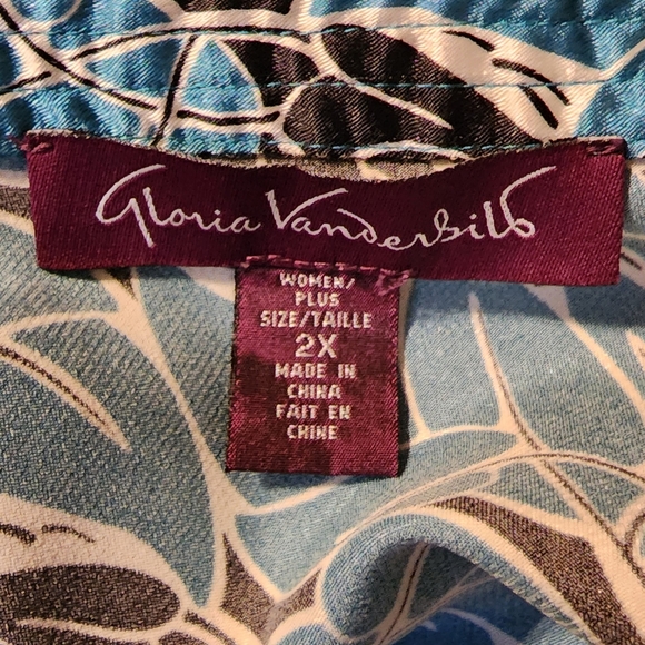 💥Sale💥Gloria Vanderbilt Tie Back blouse - Picture 7 of 8